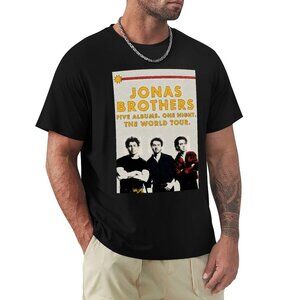 Jonas Brothers Five Albums One Night Tour Music T-Shirt 81